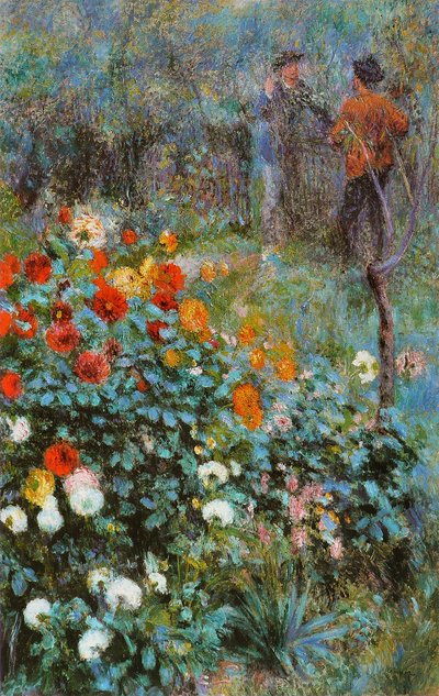 Garten der Rue Cortot von Pierre Auguste Renoir